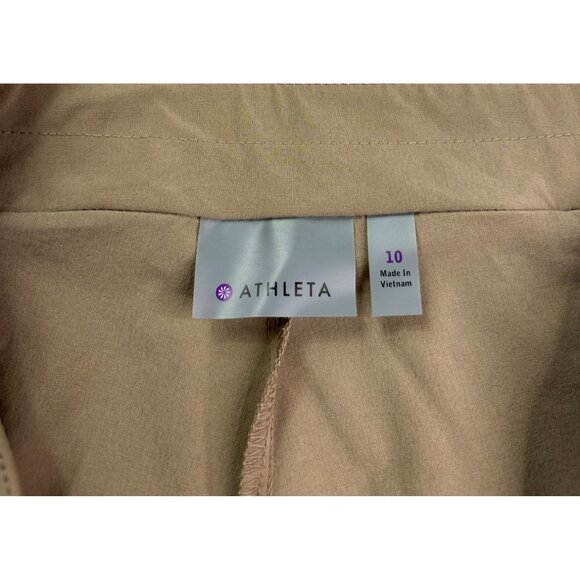 Athleta All Day Skort Tan Khaki A-Line Size 10 - Picture 6 of 7